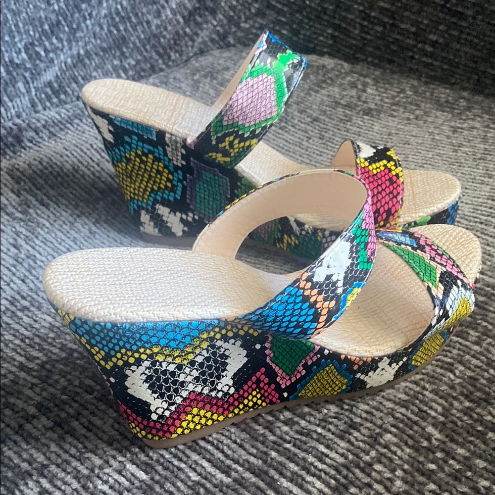 Colorful Wedge Sandals